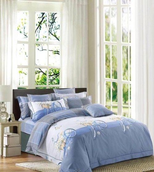 SKU: Royale2_23 - Malako Royale King Size Cotton Bed Sheet