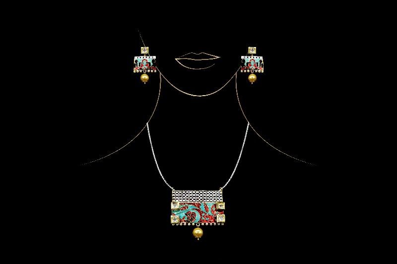 Ethnic Pendant Set 01