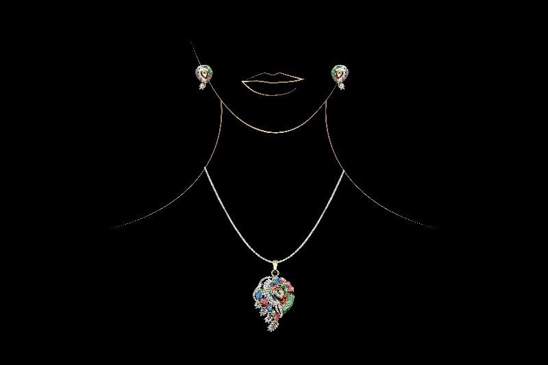 Ethnic Pendant Set 03