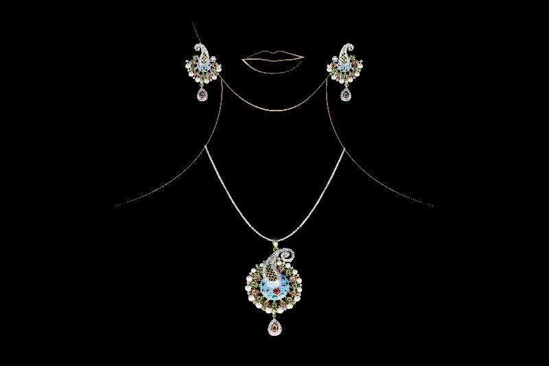 Kundan Pendant Set 01