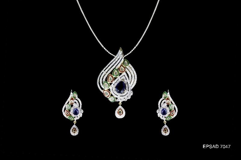 Kundan Pendant Set 04