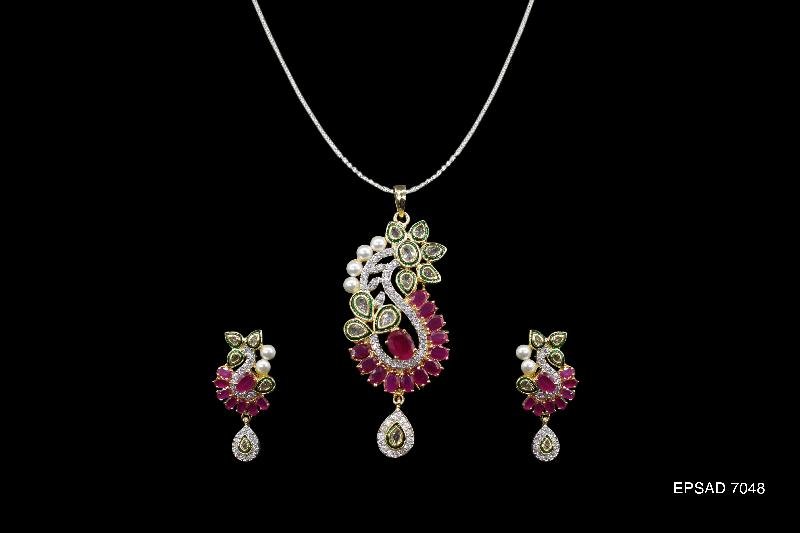 Kundan Pendant Set 06