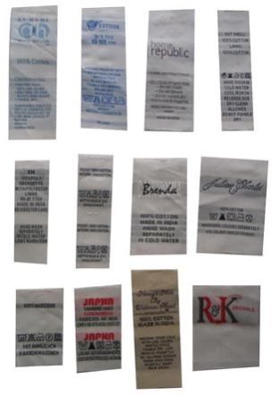 Wash Care Woven Labels