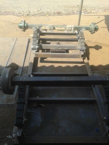 4 Wheel Trolley Chassis View