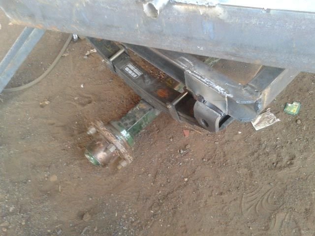Genset Trolley Axle View
