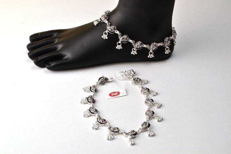 Silver Casting Anklet 03