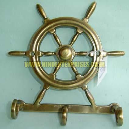 Brass Wheel Hanger