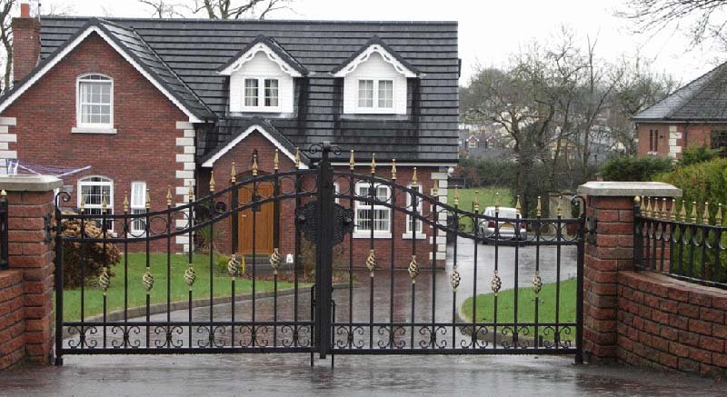 Wrought Iron Entrance Gates 02