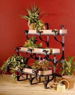 Wrought Iron Planters 01