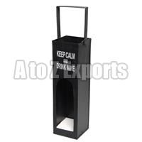 Single Wine Bottle Caddy (7046 BZ)