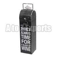 Single Wine Bottle Caddy (7107 BW)