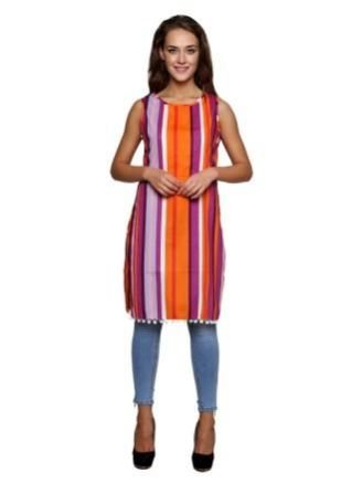 Ladies Kurtis - 2015 orange purple