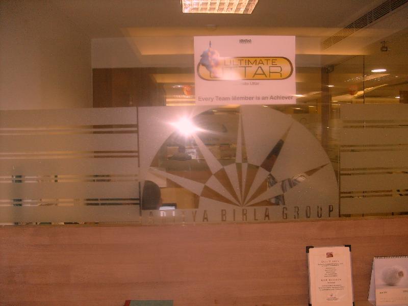 Vinyl Frosted Glass Designing Service 01