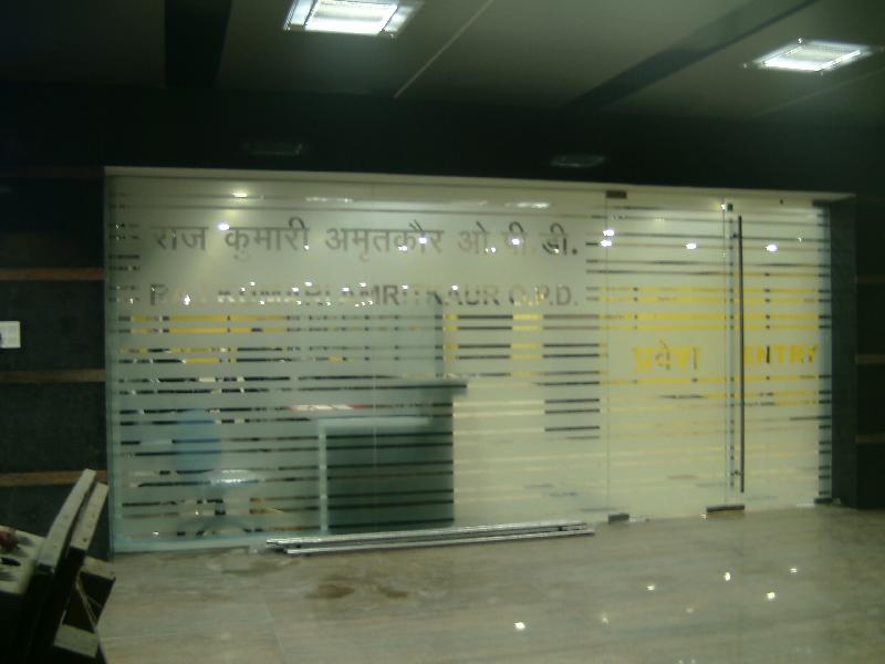 Vinyl Frosted Glass Designing Service 07