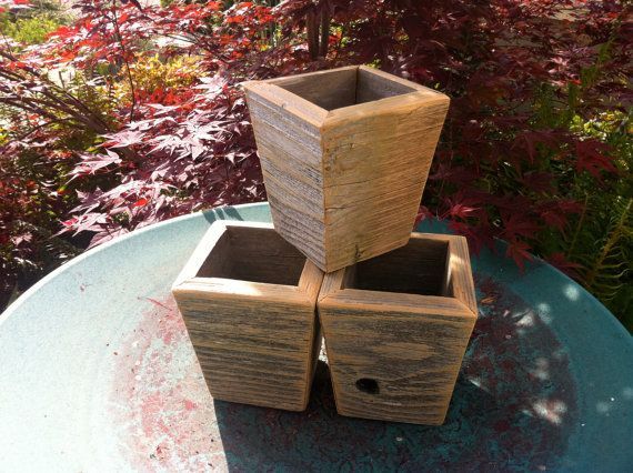 Wooden Flower Pot 03