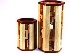 Wooden Flower Pot 04