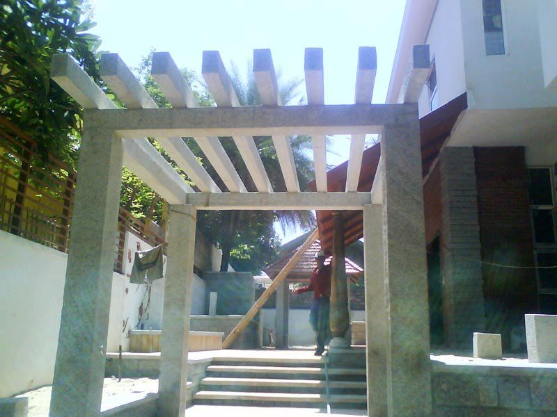 Stone Pergolas