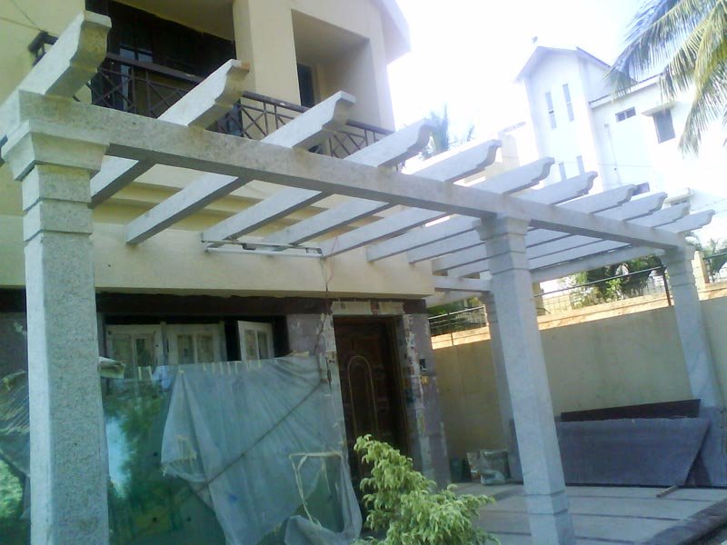 Stone Pergolas
