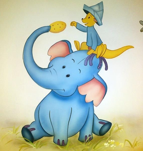 Baby Elephant Painting