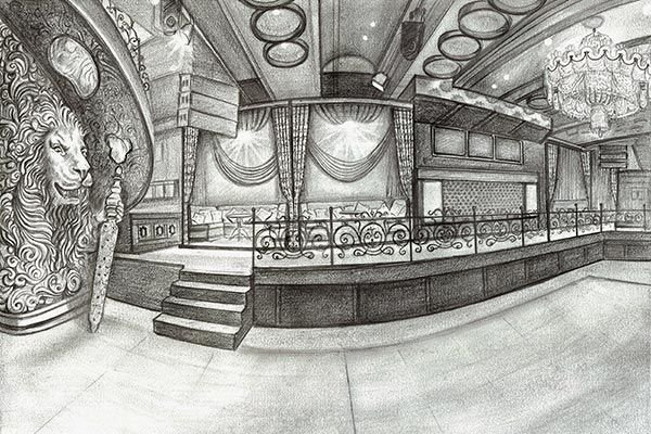 Charcoal Art Painting