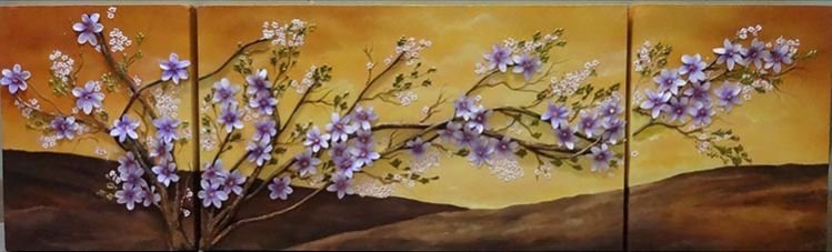 Floral Tree Painting