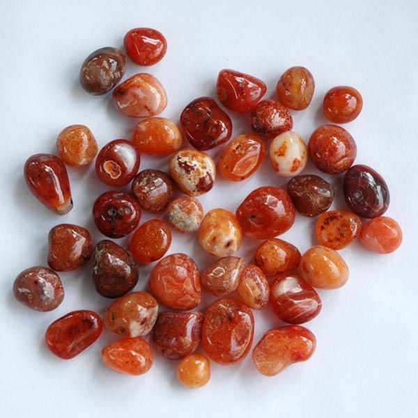 Red Carnelian Polished Pebbles 