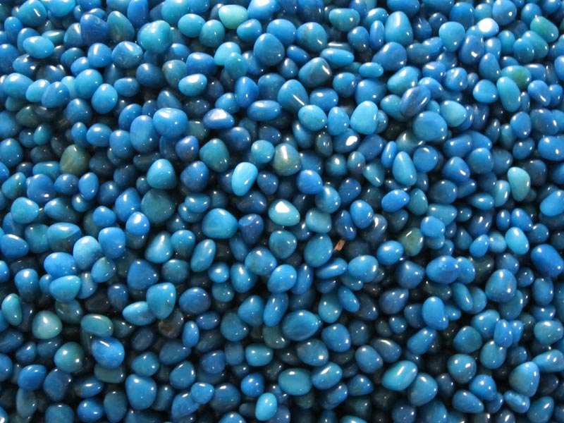 Agate Firozi Colored Tumbled Stone