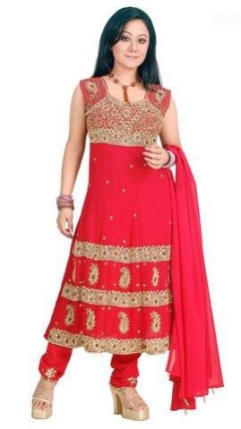 Designer Churidar Suit 01