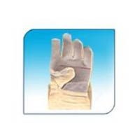 Canvas Leather Hand Gloves