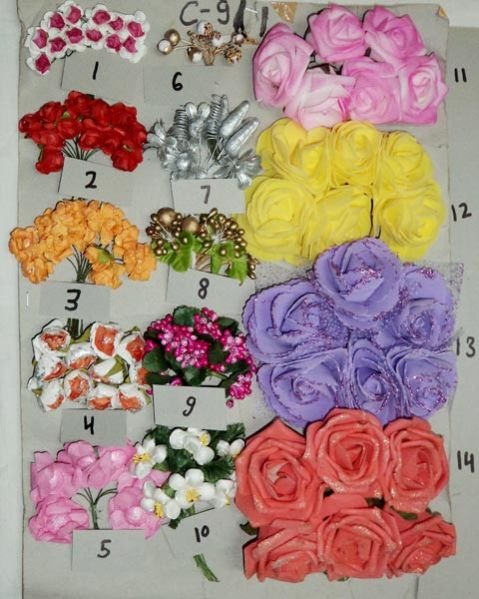 Artificial Bunch Flowers & Crafts 01