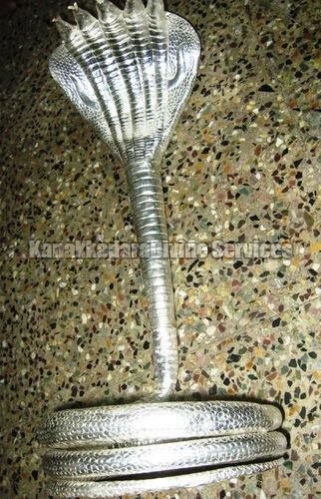 Silver Nagabharanam For Lord Shiva