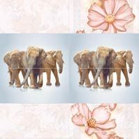 Glossy Series Wall Tile Elephant