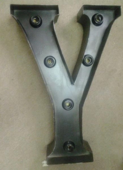 Alphabet Lighting Lamp (Y)