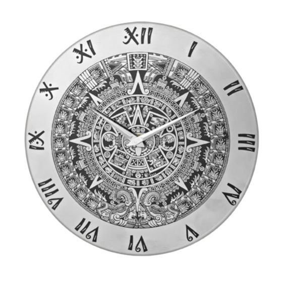 R357 -Aztec Round Wall clock