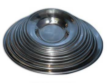 Stainless Steel Soup Plates