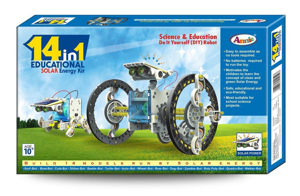 14 in 1 Educational Solar Robot Kit