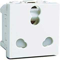 Coral 6-16A Shuttered Socket