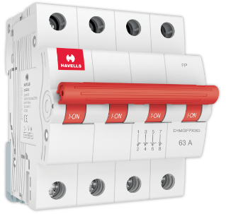 Havells MCB Isolater 63Amp 4 Pole