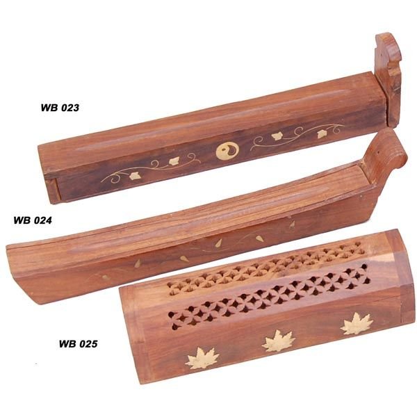 Wooden Insence Stick Holder Cum Coffin Box 01