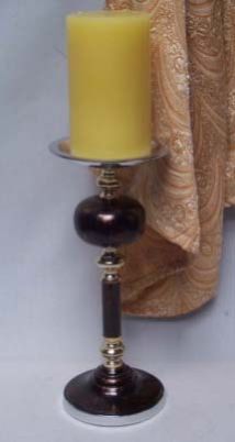 Black Copper Aluminium Candle Stand