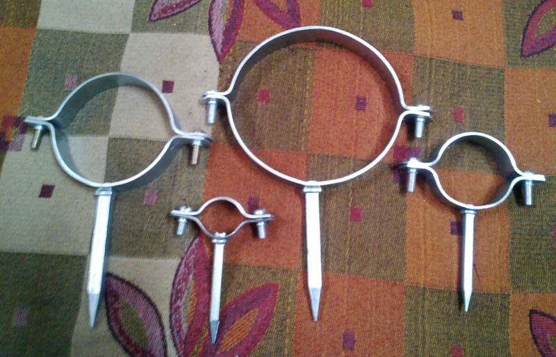 Nail Pipe Clamps