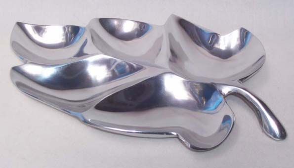 Silver Polish Aluminium Tray