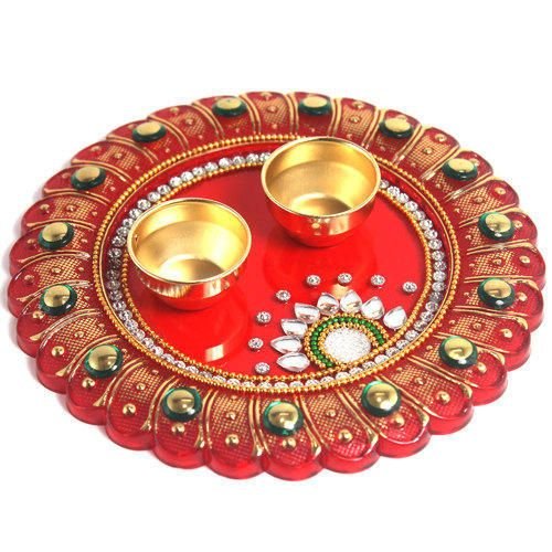 Designer Puja Thali 01