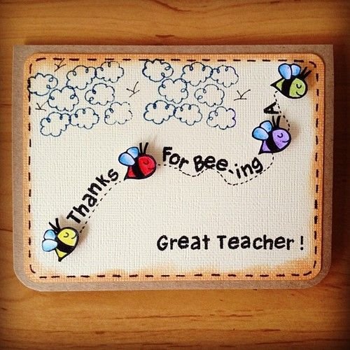 Handmade Teachers Day Greeting Card 02