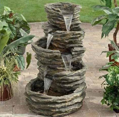 Stone Fountain Waterfall 03