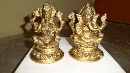 Laxmi Ganesh Statues (UHD0046)