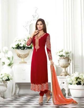 Ladies Georgette Semi Stitched Salwar Suit 01