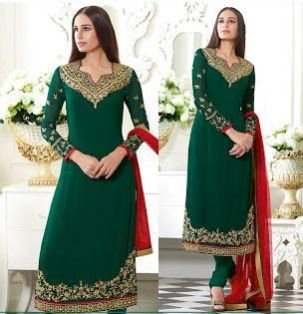 Ladies Georgette Semi Stitched Salwar Suit 02