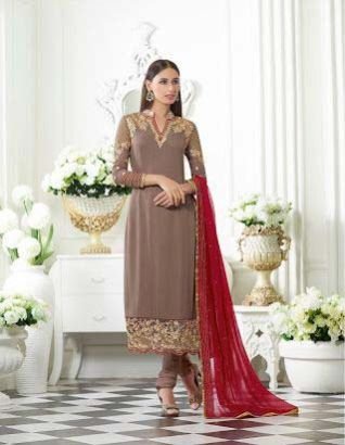 Ladies Georgette Semi Stitched Salwar Suit 03