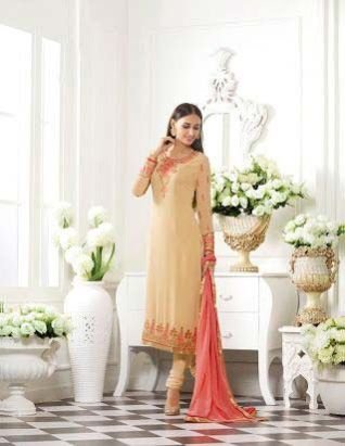 Ladies Georgette Semi Stitched Salwar Suit 04